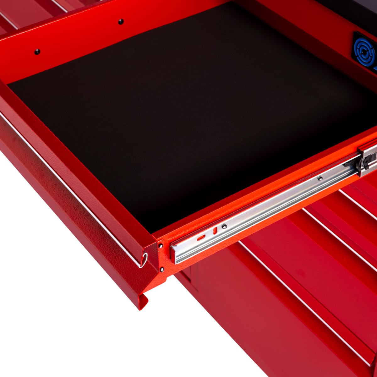 SGS 72in 15 Drawer Mobile Workbench & Heavy Duty Tool Chest | Red